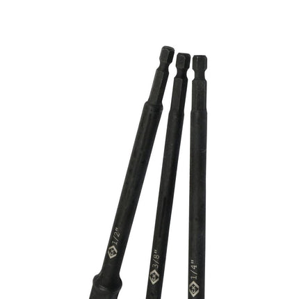 CK T4572 Vorteck 150mm Impact Socket Adaptors - Pack of 3