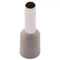 Insulated Bootlace Ferrule 2.5mm² Grey