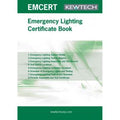 Kewtech EMCERT Emergency Lighting Certification Book
