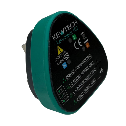 Kewtech KEWCHECK103 Socket Tester Audible