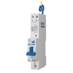 Live Electrical 10kA B Curve Arc Fault Detection Device AFDD with RCBO Type A