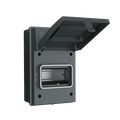 Live Electrical AGU0565/G 5 Way IP65 Weatherproof Grey Metal Unit Empty Enclosure