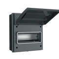 Live Electrical AGU0865/G 8 Way IP65 Weatherproof Grey Metal Unit Empty Enclosure