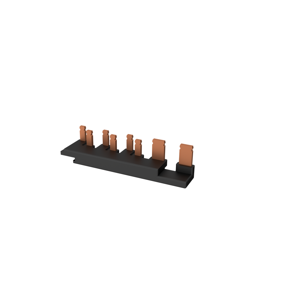 Live Electrical DPN100A5 2P+3 100A Copper Busbar Suitable for SRN Board with Main Switch & SPD