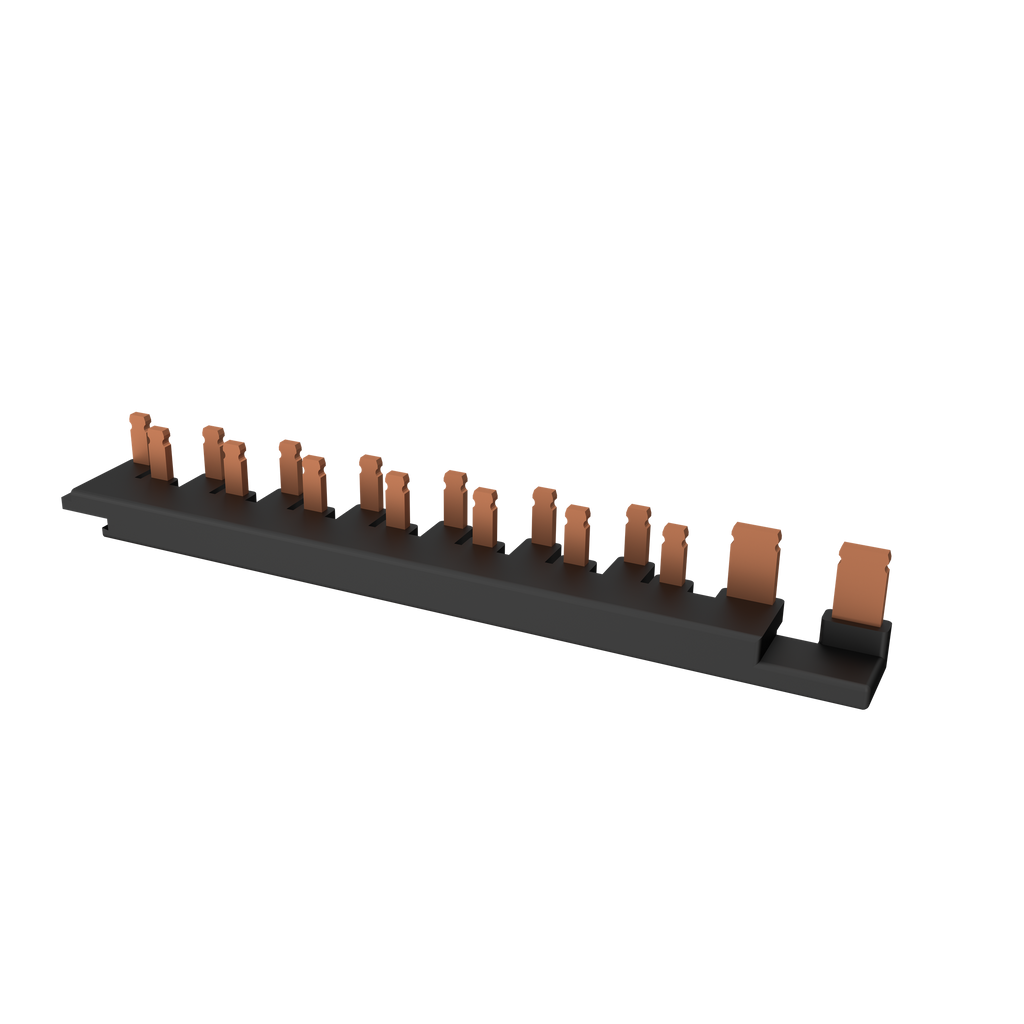 Live Electrical DPN100A9 2P+7 100A Copper Busbar Suitable for SRN Board with Main Switch & SPD