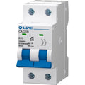 Live Electrical Double Pole 6kA C Curve MCB
