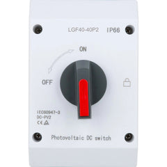 Live Electrical LGF40-25P2 4 Pole 25A IP66 Photovoltaic DC Rotary Switch