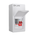 Live Electrical LSMC04/100 4 Module Metal Clad Consumer Unit c/w 100A Main Switch (2 Usable Way)