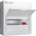 Live Electrical LSMC10S-SP 10 Module Metal SRN Consumer Unit with 100A Main Switch and SPD