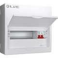 Live Electrical LSMC12S-SP 12 Module Metal SRN Consumer Unit with 100A Main Switch and SPD