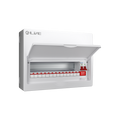 Live Electrical LSMC16/100 16 Module Metal Clad Consumer Unit c/w 100A Main Switch (16 Usable Way)