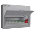 Live Electrical LSMC16M-SP 13 Usable Way Metal Consumer Unit with Main Switch and T2 SPD