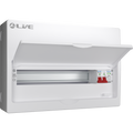 Live Electrical LSMC18S-SP 18 Module Metal SRN Consumer Unit with 100A Main Switch and SPD