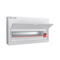 Live Electrical LSMC22/100 22 Module Metal Clad Consumer Unit c/w 100A Main Switch (20 Usable Way)