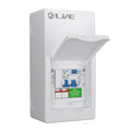 Live Electrical LSSU6350 4 Way IP40 Metal Shower Unit with 63A 30mA Type A RCD, B50A MCB