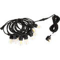Live Electrical LST1 IP65 150W Outdoor E27 LED String Lights with 10x Warm White LED Bulbs