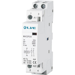 Live Electrical MAC2P20 2 Pole 20A Modular AC Contactor
