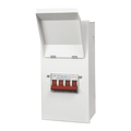 Live Electrical MCS100A 4 Way Metal Enclosure c/w 100A Changeover Switch