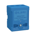Live Electrical TB5P100-BLUE 5 Way 100A Rated Terminal Block Blue, Terminal Capacity up to 35mm2