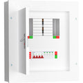 Live Electrical TPN04-125S 4 Way TP&N Distribution Board with 4 Pole 125A Main Switch Incomer & 20/40kA DP SPD
