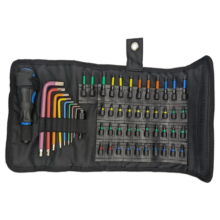 Surebuild SBIMP52C 52pc Hex Key & Impact Bit Set